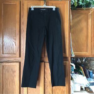 Assembly New York Black Viscose Blend Straight Ankle Pants - 28